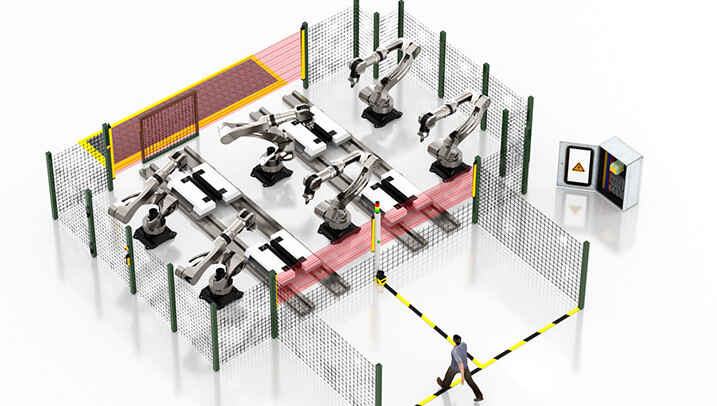How Safety Light Curtains Work in Machine Guarding 2 Makine Koruma Sistemlerinde Güvenlik Işık Perdeleri Nasıl Çalışır?